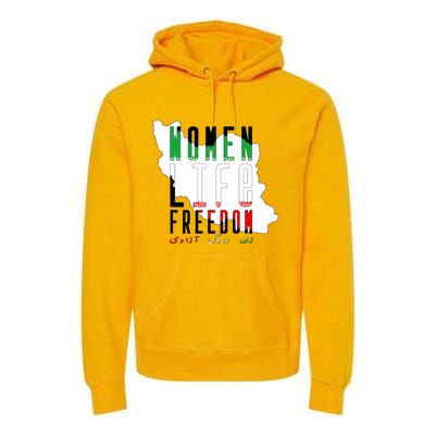 Iran Women Life Freedom Support Persian Women, Free Iran Premium Hoodie