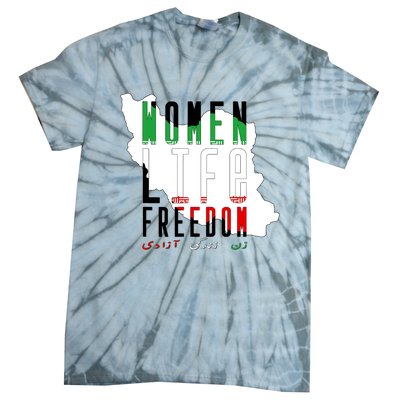 Iran Women Life Freedom Support Persian Women, Free Iran Tie-Dye T-Shirt