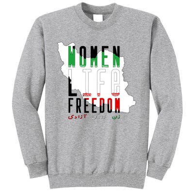 Iran Women Life Freedom Support Persian Women, Free Iran Tall Sweatshirt