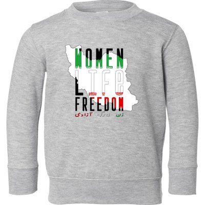 Iran Women Life Freedom Support Persian Women, Free Iran Toddler Sweatshirt