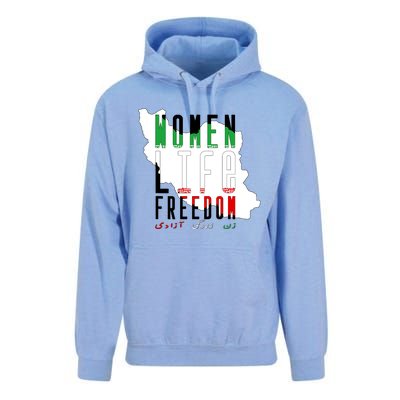 Iran Women Life Freedom Support Persian Women, Free Iran Unisex Surf Hoodie