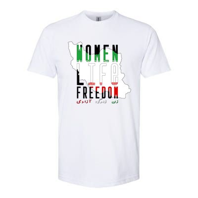 Iran Women Life Freedom Support Persian Women, Free Iran Softstyle® CVC T-Shirt