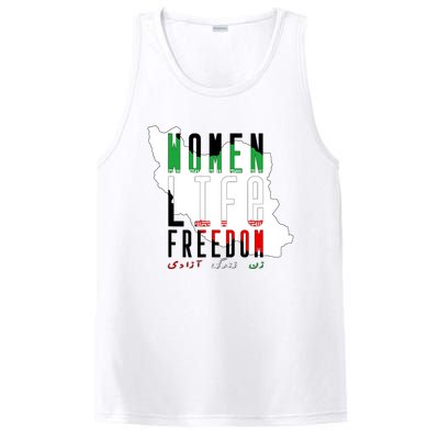 Iran Women Life Freedom Support Persian Women, Free Iran PosiCharge Competitor Tank