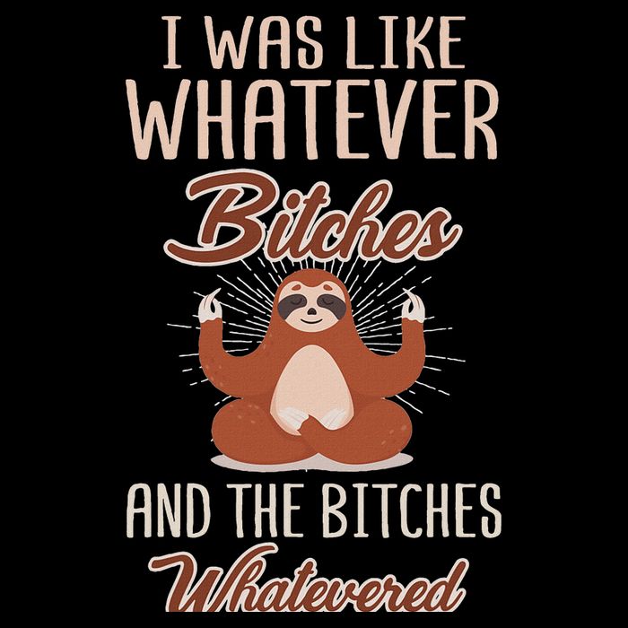 I Was Like Whatever Bitches And The Bitches Whatevered Sloth Flatbill Hat