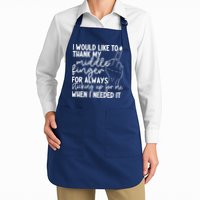I Would Like To Thank My Middle Finger For Always Sticking Up For Me When I Need Full-Length Apron With Pockets