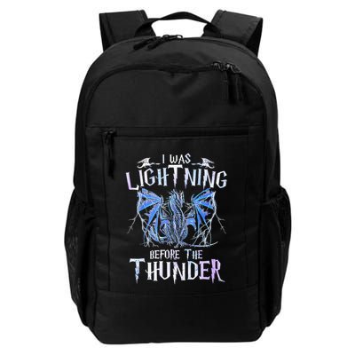 I Was Lightnings Before The Thunder Dragons Daily Commute Backpack