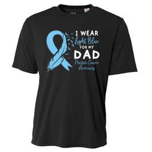 I Wear Light Blue For My Dad Prostate Cancer Support Cooling Performance Crew T-Shirt