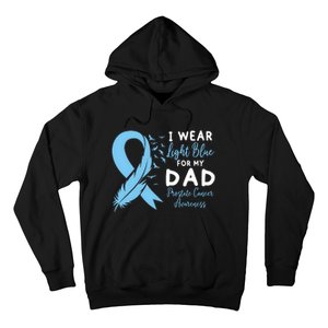 I Wear Light Blue For My Dad Prostate Cancer Support Hoodie