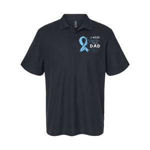 I Wear Light Blue For My Dad Prostate Cancer Support Softstyle Adult Sport Polo