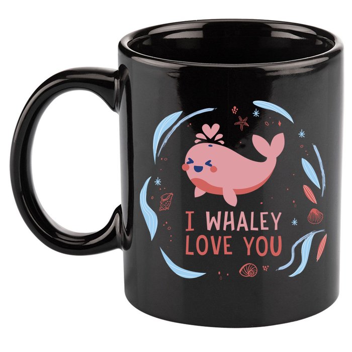 I Whaley Love You Whale 11oz C Handle Ceramic Mug