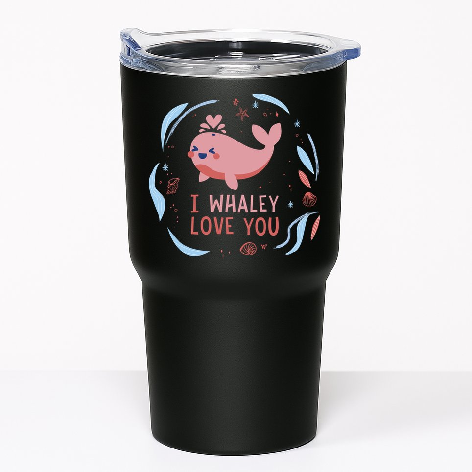 I Whaley Love You Whale Tumbler