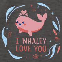 I Whaley Love You Whale Vector Backpack
