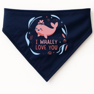 I Whaley Love You Whale USA-Made Doggie Bandana