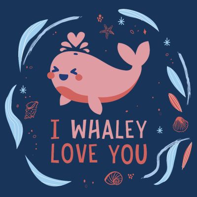 I Whaley Love You Whale T-Shirt