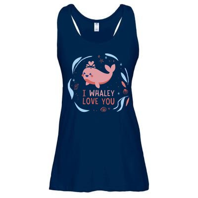 I Whaley Love You Whale Ladies Essential Flowy Tank