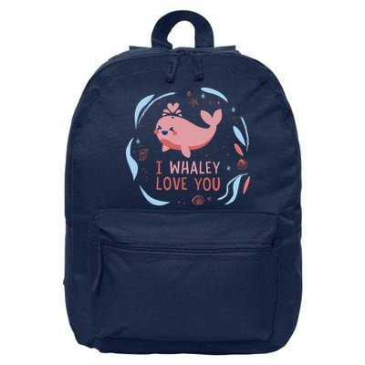 I Whaley Love You Whale 16 in Basic Backpack