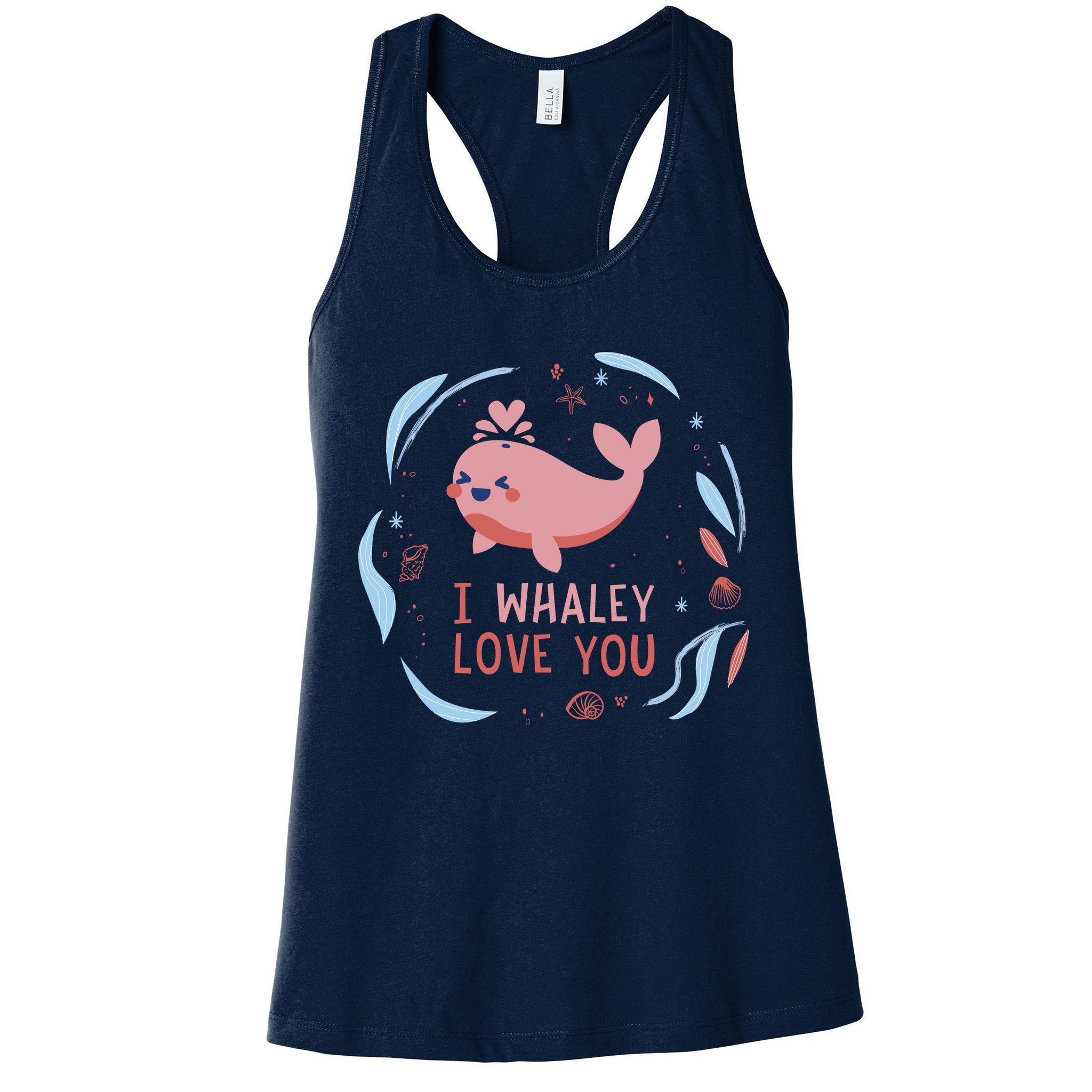 I Whaley Love You Whale Womens Tank Top