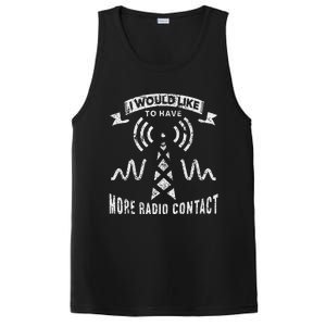 I Would Like To Have More Radio Contact Funny Ham Radio PosiCharge Competitor Tank