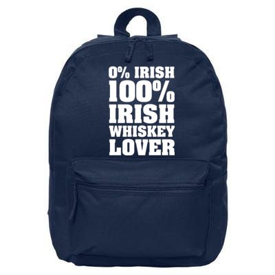 Irish Whiskey Lover 16 in Basic Backpack