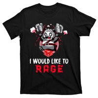 I Would Like To Rage Barbarian Panda Tabletop Gamers T-Shirt