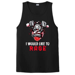 I Would Like To Rage Barbarian Panda Tabletop Gamers PosiCharge Competitor Tank