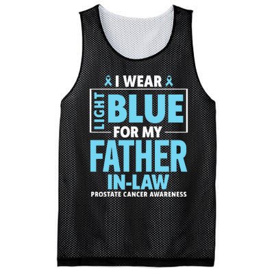 I Wear Light Blue For My Father In Law Prostate Cancer Mesh Reversible Basketball Jersey Tank