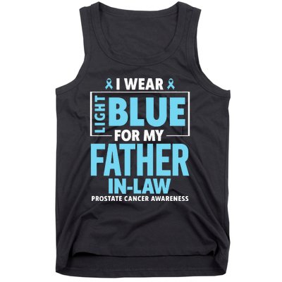 I Wear Light Blue For My Father In Law Prostate Cancer Tank Top