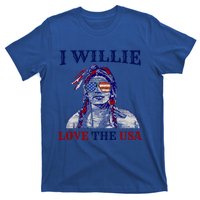 I Willie Love The Usa Meaningful Gift Proud American Funny 4th Of July Cool Gift T-Shirt