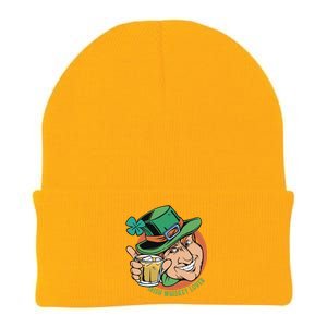 Irish Whiskey Lover St Patricks Day Knit Cap Winter Beanie