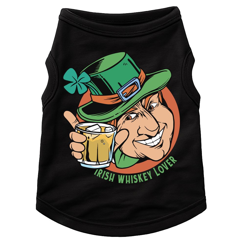 Irish Whiskey Lover St Patricks Day Doggie Tank