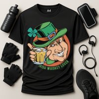 Irish Whiskey Lover St Patricks Day Cooling Performance Crew T-Shirt