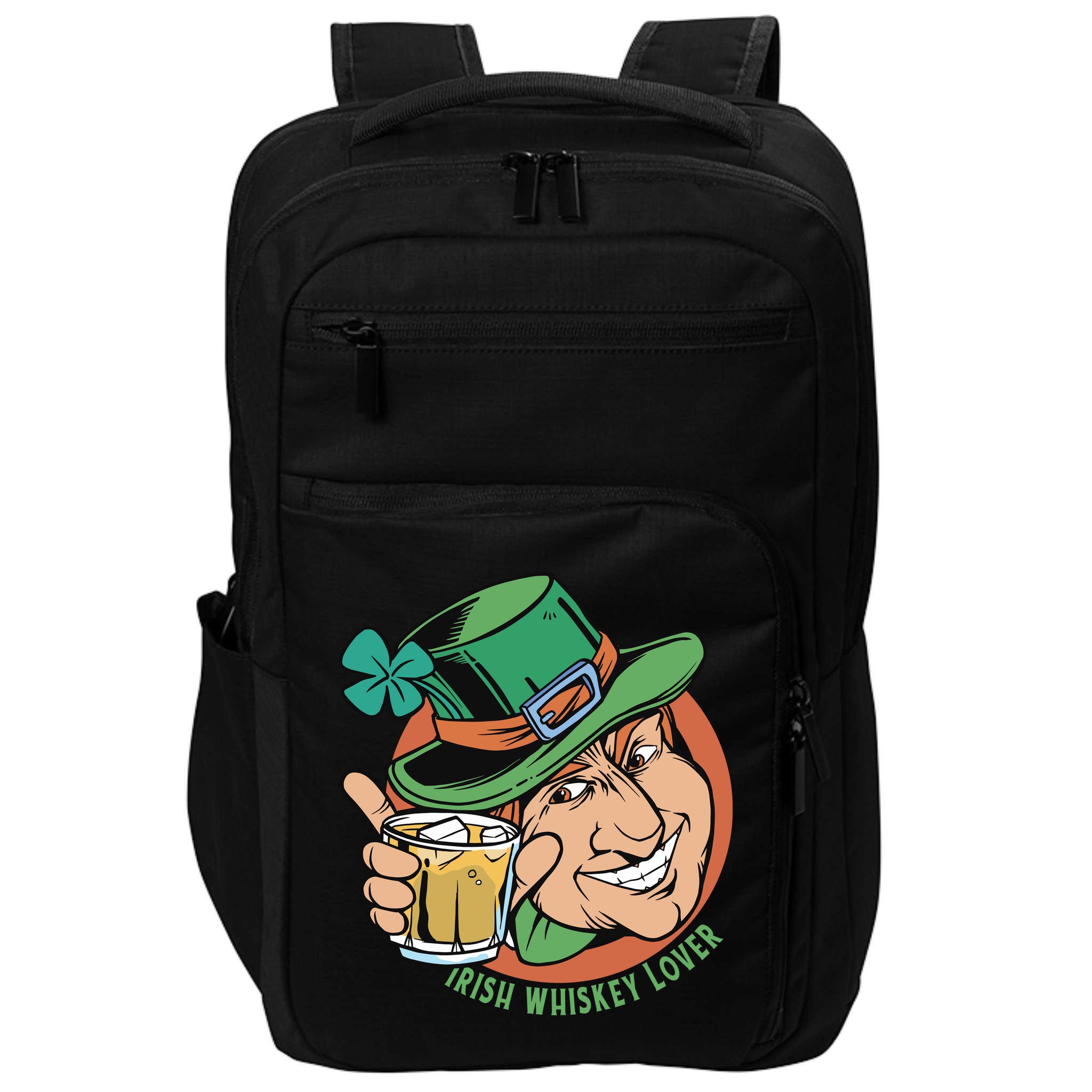 Irish Whiskey Lover St Patricks Day Impact Tech Backpack