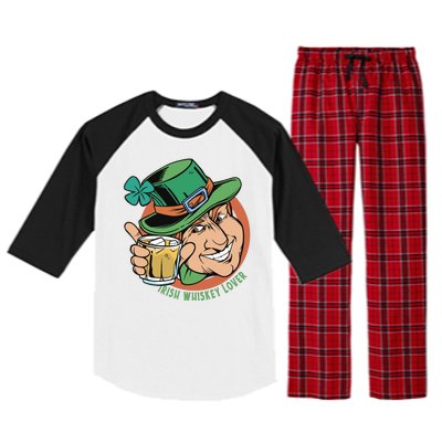 Irish Whiskey Lover St Patricks Day Raglan Sleeve Pajama Set