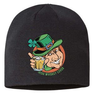 Irish Whiskey Lover St Patricks Day Sustainable Beanie