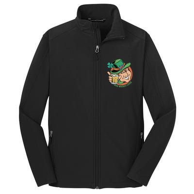 Irish Whiskey Lover St Patricks Day Core Soft Shell Jacket