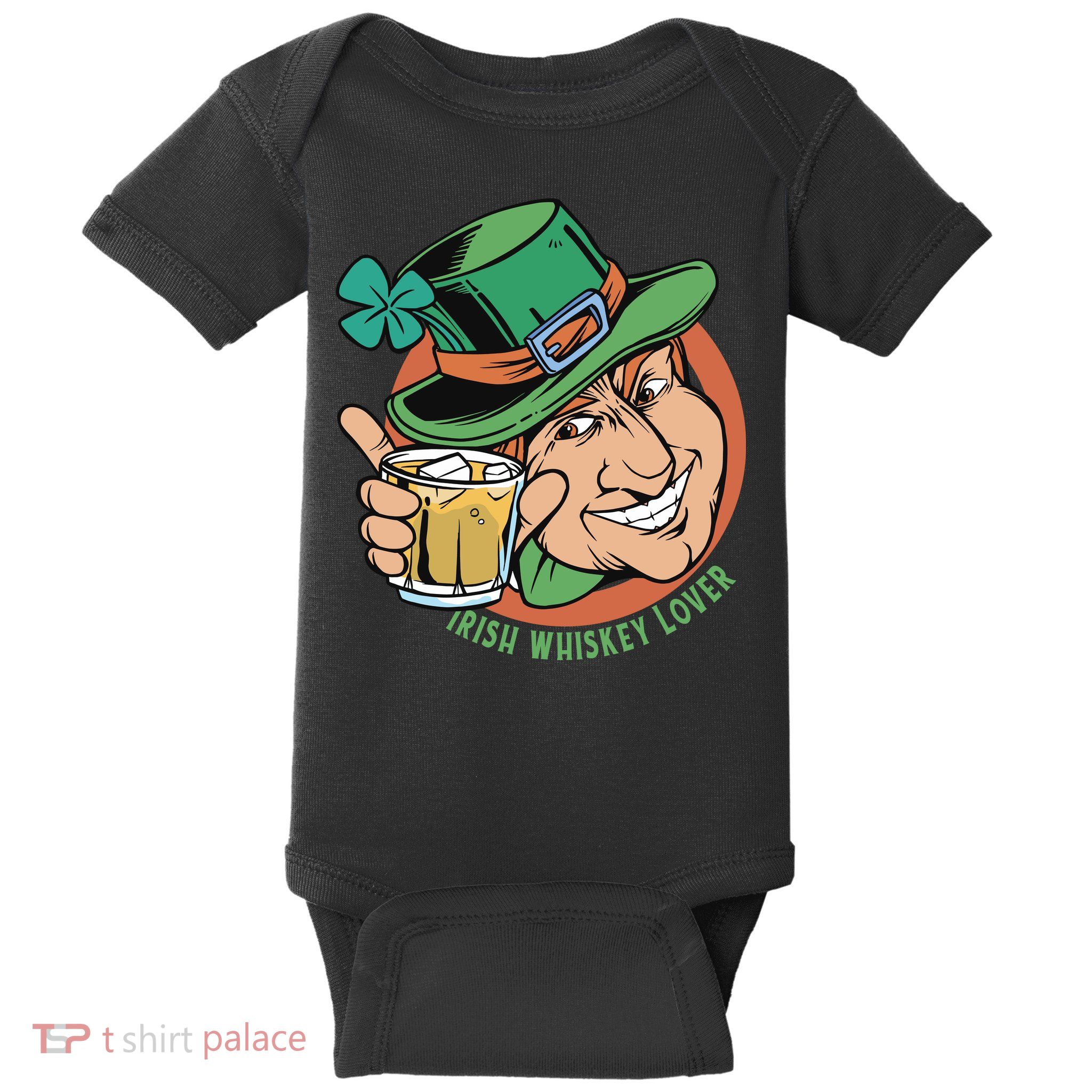 Irish Whiskey Lover St Patricks Day Baby Bodysuit