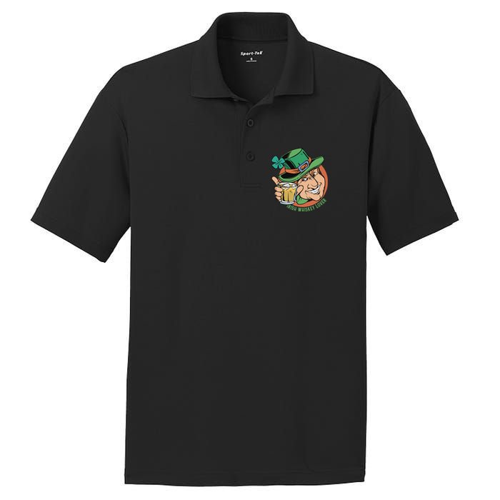 Irish Whiskey Lover St Patricks Day PosiCharge RacerMesh Polo