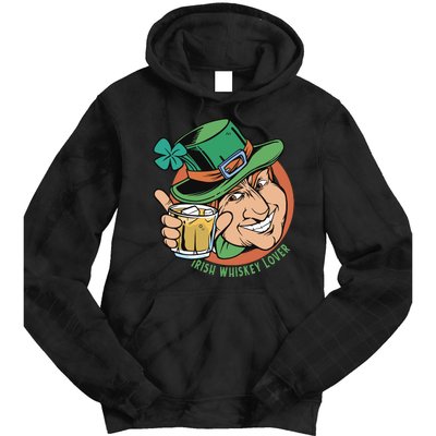 Irish Whiskey Lover St Patricks Day Tie Dye Hoodie