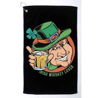 Irish Whiskey Lover St Patricks Day Golf Towel