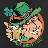 Irish Whiskey Lover St Patricks Day Golf Towel