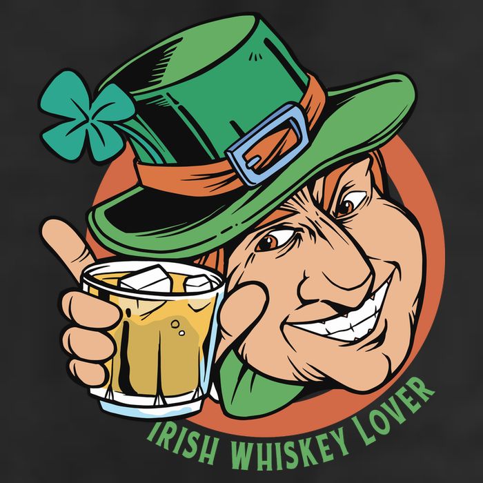 Irish Whiskey Lover St Patricks Day Golf Towel
