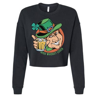 Irish Whiskey Lover St Patricks Day Cropped Pullover Crew