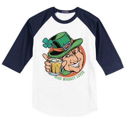 Irish Whiskey Lover St Patricks Day Baseball Sleeve Shirt