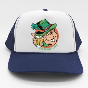 Irish Whiskey Lover St Patricks Day Trucker Hat