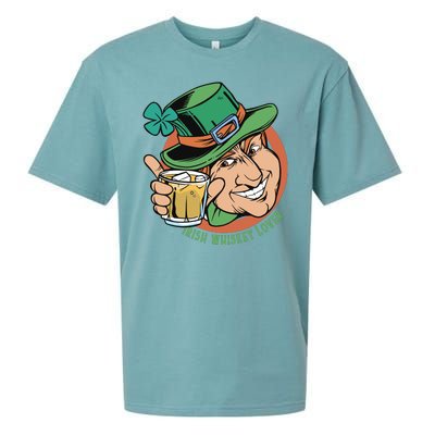 Irish Whiskey Lover St Patricks Day Sueded Cloud Jersey T-Shirt