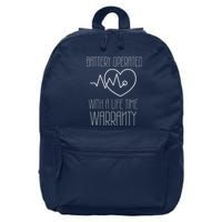 Im Wired Like That Icd Surgery Cardiac Pacemaker Chd Warrior 16 in Basic Backpack