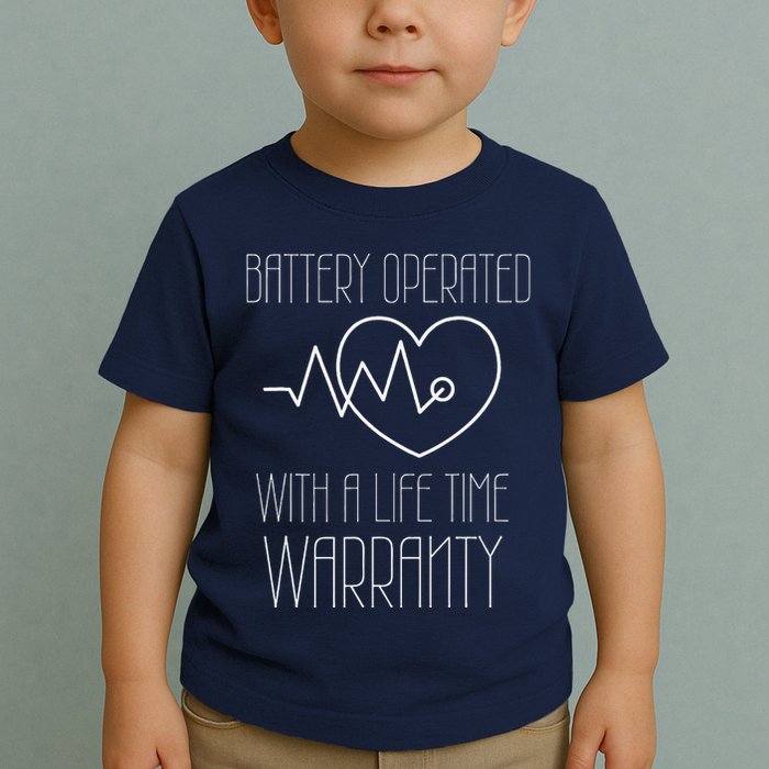 Im Wired Like That Icd Surgery Cardiac Pacemaker Chd Warrior Toddler T-Shirt