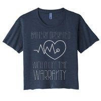 Im Wired Like That Icd Surgery Cardiac Pacemaker Chd Warrior Women's Crop Top Tee