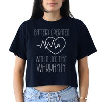 Im Wired Like That Icd Surgery Cardiac Pacemaker Chd Warrior Crop Top