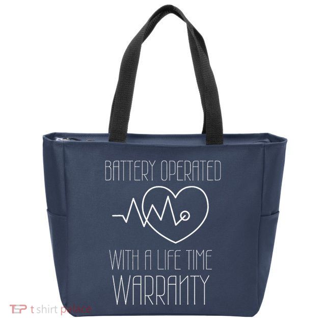 Im Wired Like That Icd Surgery Cardiac Pacemaker Chd Warrior Zip Tote Bag